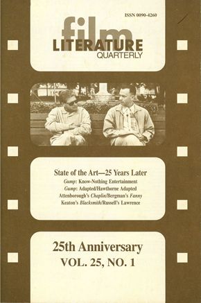 LITERATURE / FILM QUARTERLY magazine side cover Issue 97  Vol 25 # 1  1997